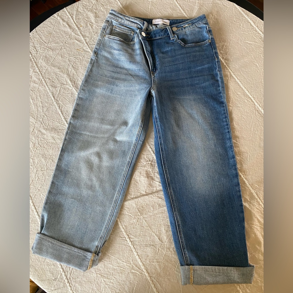 Risen Two-Tone Jeans - Light & Medium Blue